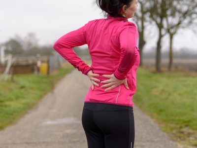woman with lower back pain